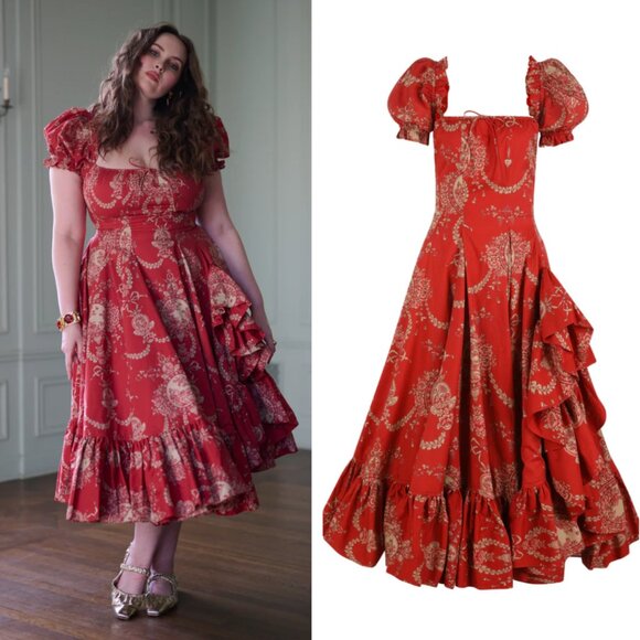 Selkie Dresses & Skirts - NEW Selkie The Ornament Foxglove Midi Dress Cotton Floral